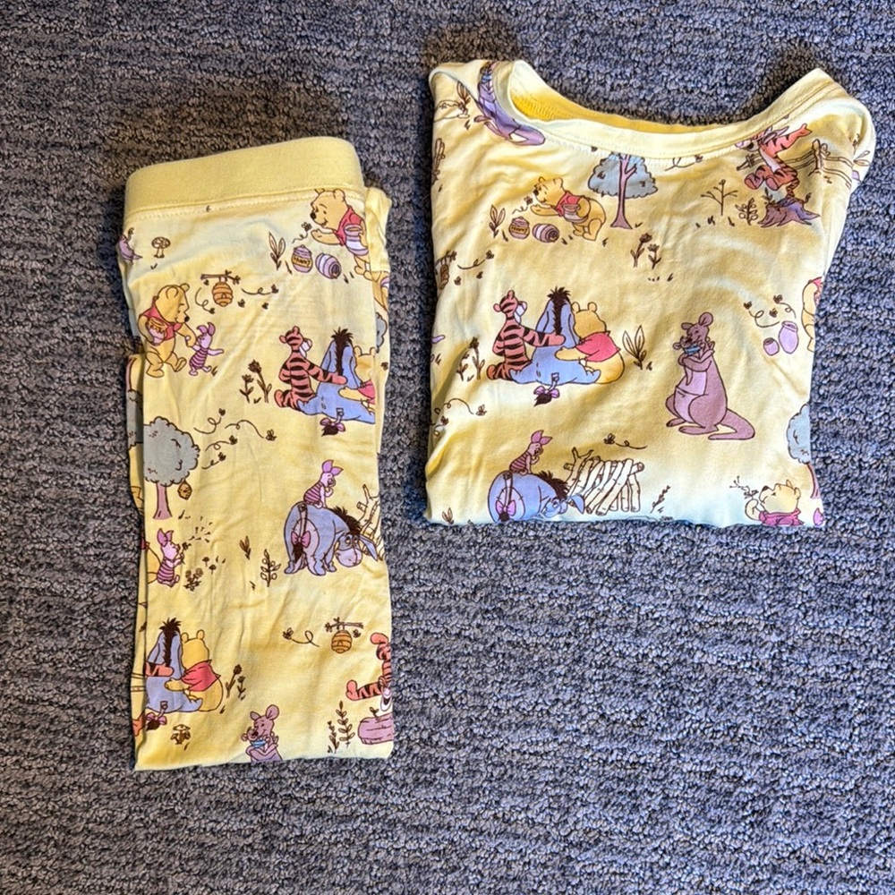Little Sleepies- Yellow Winnie the Pooh Set